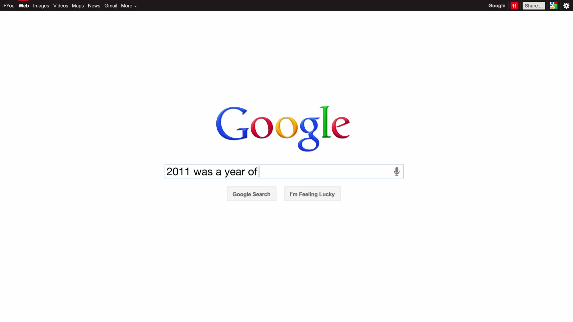 Google 2011