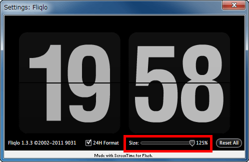 無料でパソコン画面を巨大パタパタ時計にできるスクリーンセーバー Fliqlo Gigazine