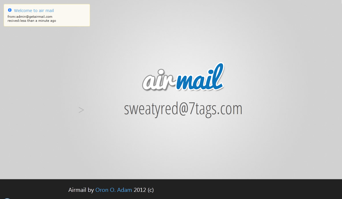 使い捨てメールアドレスがアクセスするだけでゲットできる「airmail」 - GIGAZINE