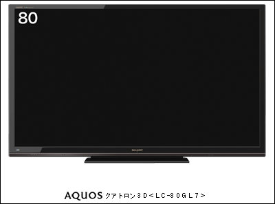SHARP シャープ AQUOS LC-80GL7 液晶テレビ 80型 インチ