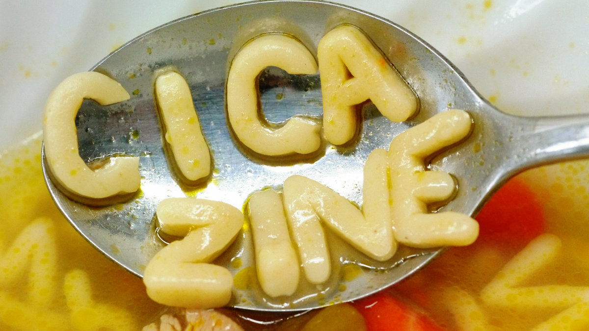 アルファベット型マカロニでメッセージ作成可能な チキンアルファベットスープ を飲んでみた Gigazine