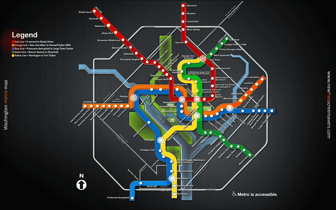 ロンドンの地下鉄路線図がうようよと動き続ける無料のスクリーンセーバー Londonmetromap Gigazine