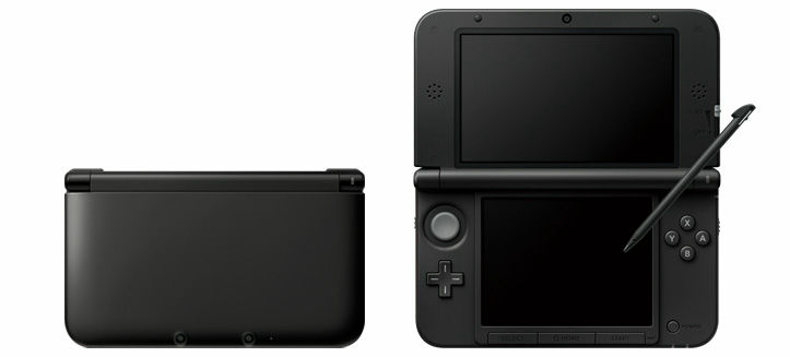 NINTENDO 3DS LL SILVER×BLACK + ソフト4点