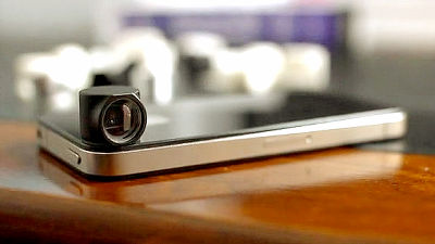 自分の真横やハイアングル ローアングルで撮影できるiphone用レンズ Hilo Lens For Iphone Gigazine