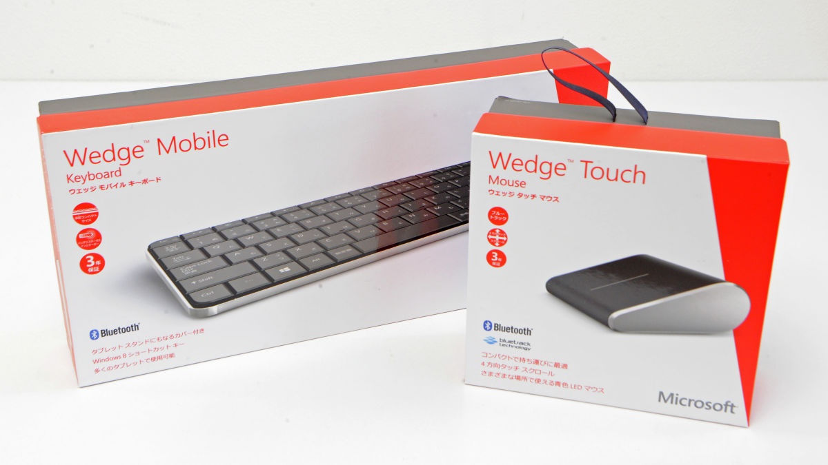 タブレットやスマホと相性がいいマイクロソフトの無線キーボード マウス Wedge Mobile Keyboard と Wedge Touch Mouse を使ってみた Gigazine