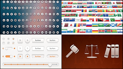 無料でダウンロードできる多種多様なアイコン ボタン Uiキットいろいろ Gigazine