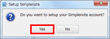 simplenote login