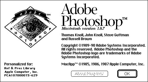 Photoshop 1 0のソースコードが公開 無料ダウンロード可能に Gigazine