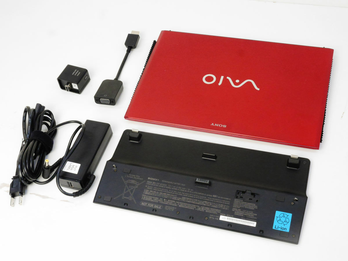 ジャンク品SONY VAIO pro11 red edition 専用ケース付き