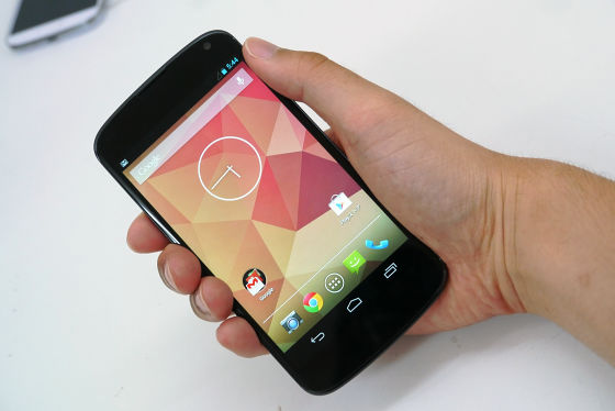 Google公式SIMロックフリースマホ「Nexus 4」を実際に使えるようにするまでをフォト＆ムービーレビュー - GIGAZINE