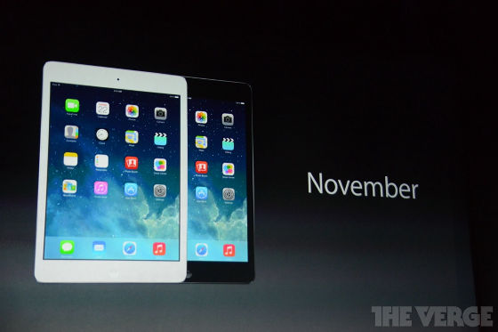 第5世代iPad「iPad Air」発表、16GBのWi-Fi＋LTEモデルは6万円強 - GIGAZINE
