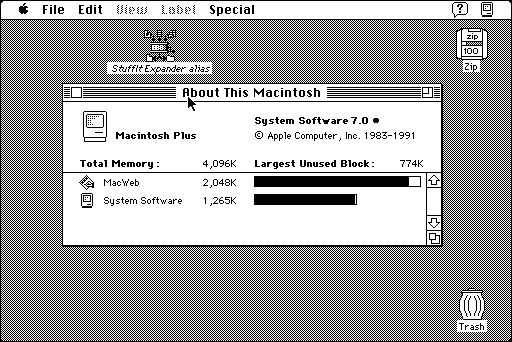 27年前に購入したMacでインターネットにつなぐとどうなるのか？ - GIGAZINE