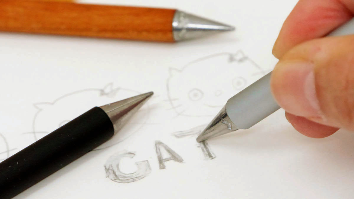 インク補充や鉛筆削りなしで書き続けることができるペン「beta,pen」 - GIGAZINE