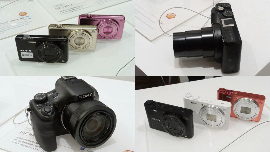 SONYの新モデル・コンパクトデジカメ「WXシリーズ・HXシリーズ」4機種