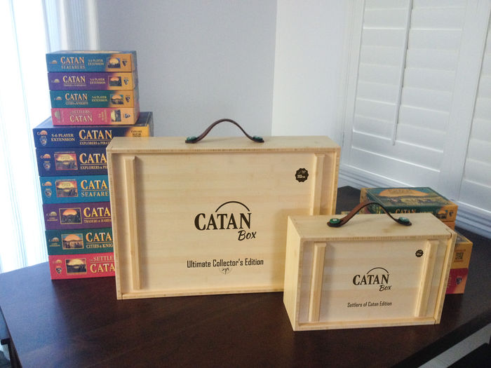 カタンの開拓者たち が充実する究極のコレクターズボックスやゲームボードなどを製作するプロジェクトが進行中 Gigazine