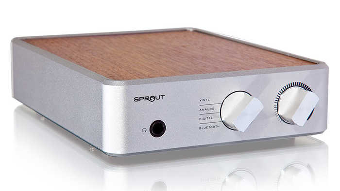 シンプルな操作だけで音を楽しむことに特化したオーディオアンプ Sprout Gigazine