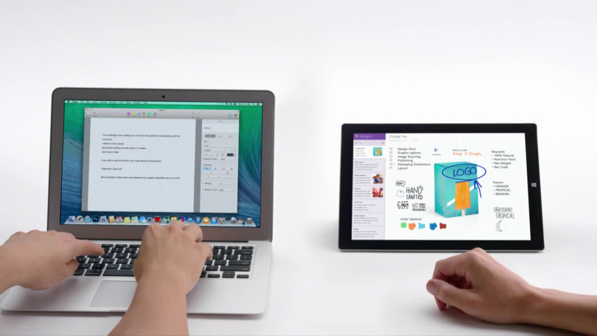 「Surface Pro 3」と比べて「MacBook Air」をこき下ろすムービーをMicrosoftがYouTubeで3本も公開中
