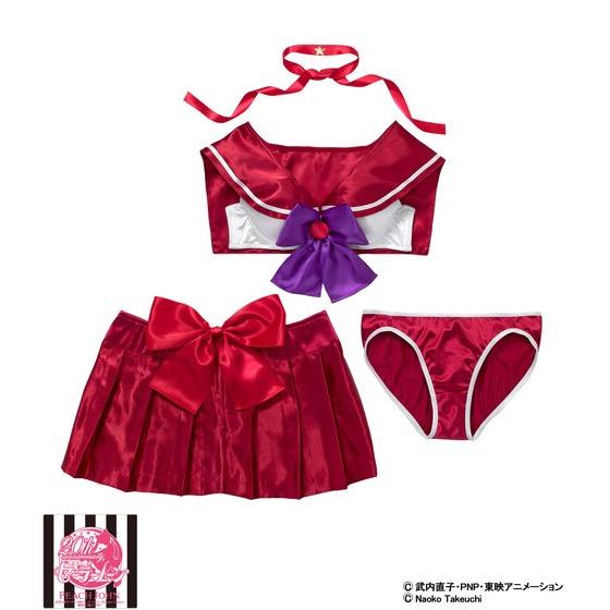 セーラームーンをイメージしたブラ&パンティセットがスカート セーラームーンをイメージしたブラ&パンティセットがスカート
