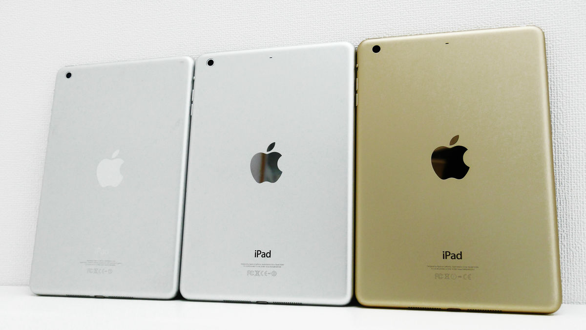 「iPad Air 2」と「iPad mini 3」を歴代iPadと比べるとこんな感じ - GIGAZINE