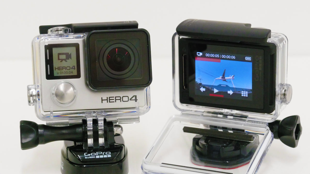 4K撮影を新型「GoPro HERO 4」のブラックとシルバーでしてみたよ