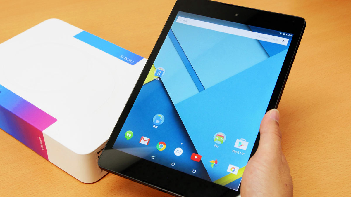 Nexus 9」速攻フォトレビュー、8.9インチGoogle謹製タブレットはこんな