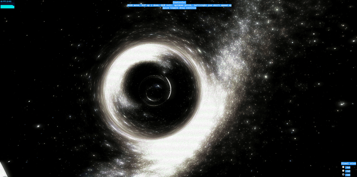 ブラウザで インターステラー のワームホールとブラックホールを体験 Gigazine
