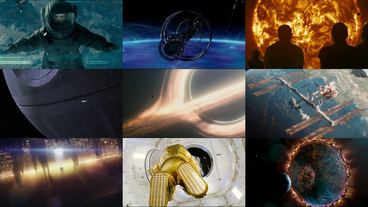 美麗な宇宙空間のシーンを映画から集めた Cinema Space Tribute Gigazine