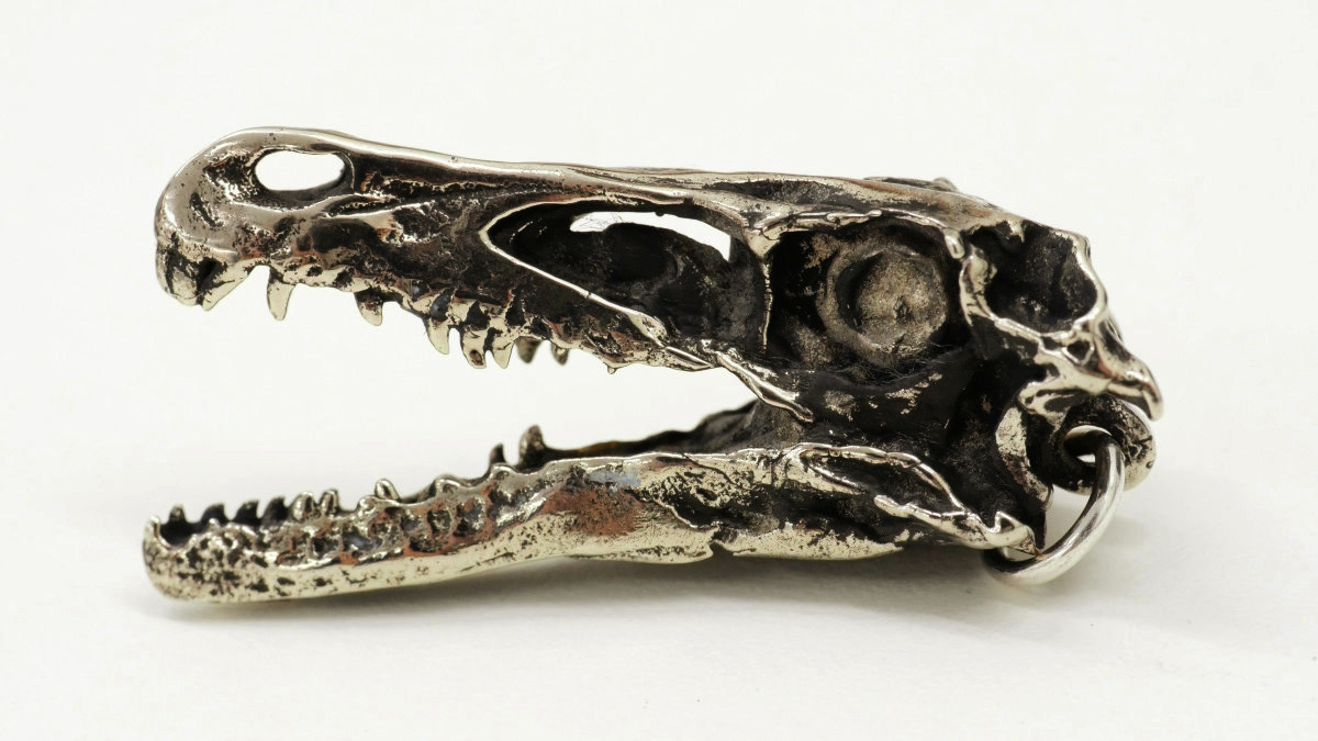 生き物の頭蓋骨を3dスキャンしてメタリックで精密なミニチュアにした Fire Bone はこんな感じ Gigazine