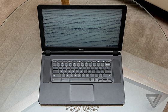 格安3万円で15.6インチもある新しい「Acer Chromebook 15」登場 - GIGAZINE