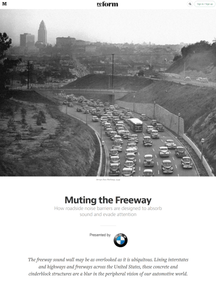 普段何気なく目にしている 高速道路の防音壁 の知られざる歴史とは Gigazine