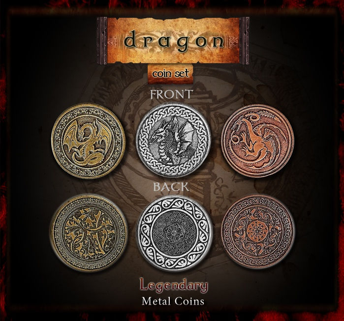 ファンタジーやrpgの世界で実在しそうな11種類の金属製コインセット Legendary Metal Coins Gigazine