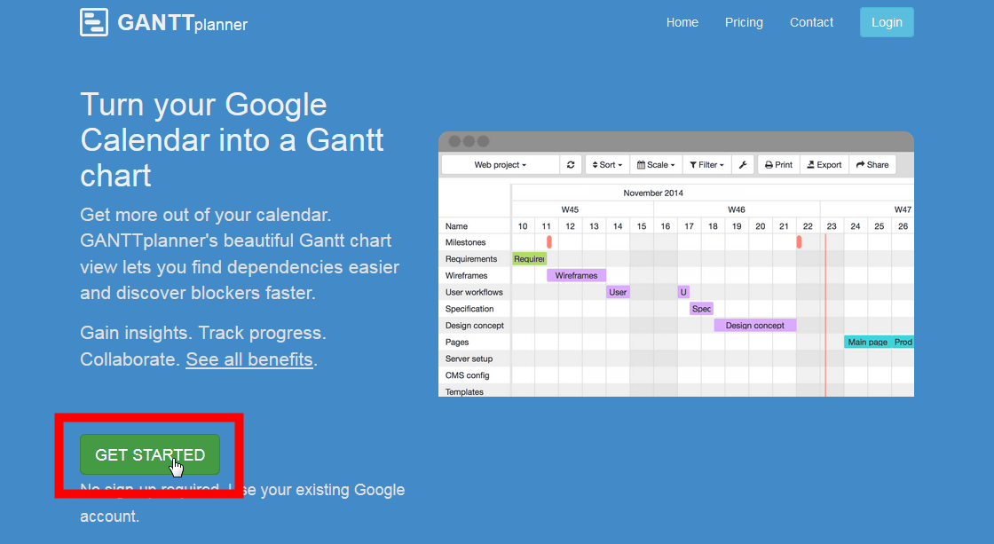 無料でgoogleカレンダーからガントチャートが作れる Ganttplanner Gigazine