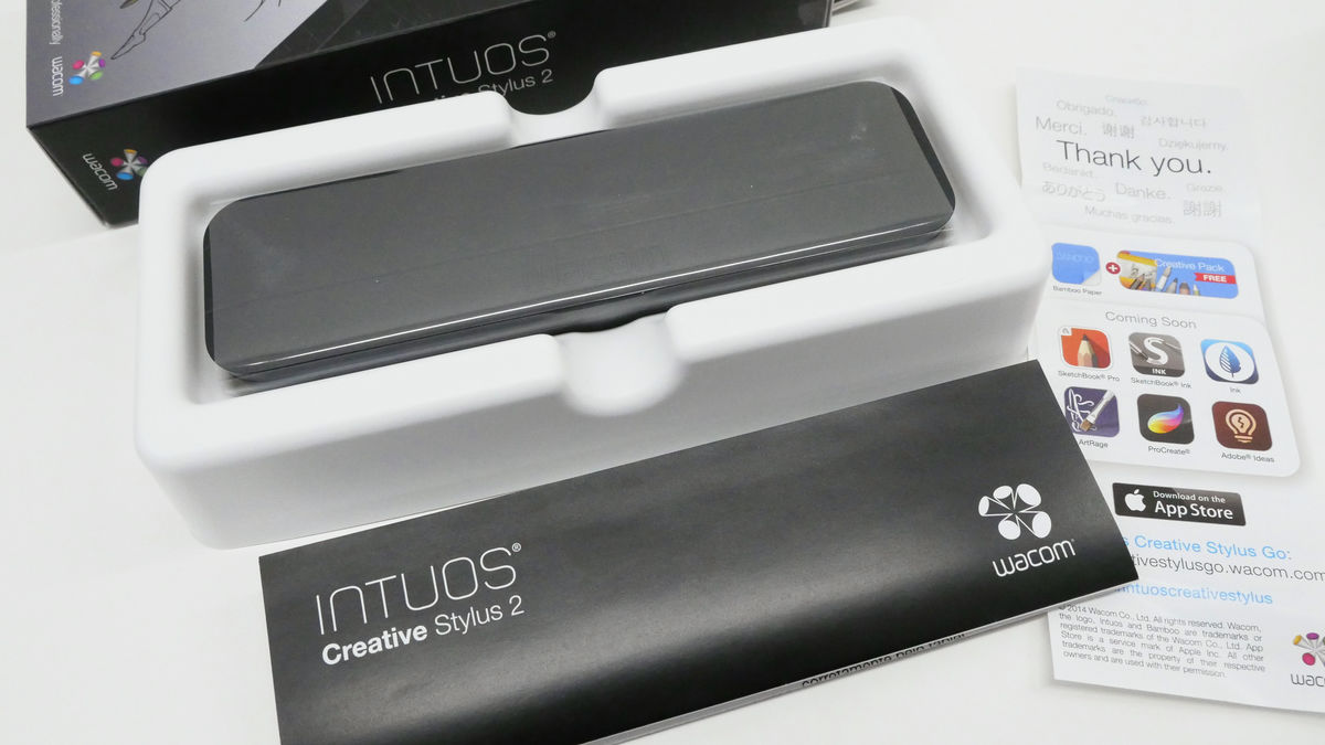 ワコム製のiPad用筆圧対応スタイラスペン「Intuos Creative Stylus 2