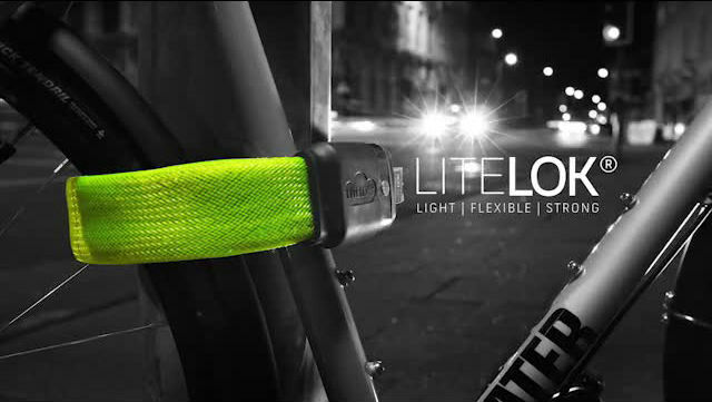 超頑丈なのに曲げて楽々持ち運べる軽量の自転車ロック「LITELOK(ライト