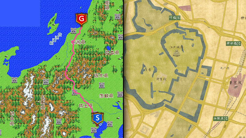 見慣れた地図をrpg 古地図っぽく表示させる Mapfan の無料アプリがwindows 8 1 Windows Phone 8 1向けに登場 Gigazine