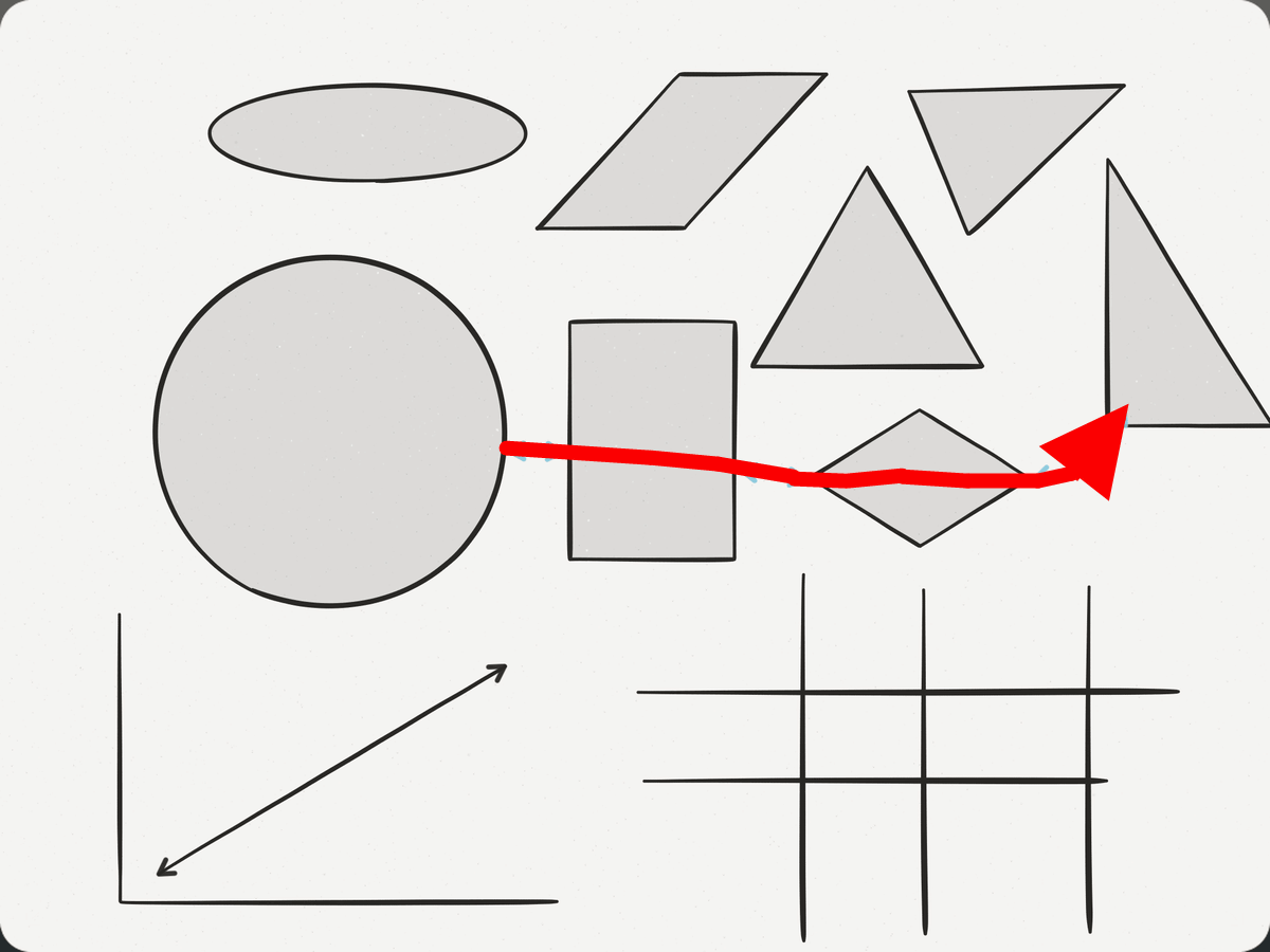 手描きでプレゼンで使えるレベルの図形を描ける新機能がお絵かきアプリ Paper By Fiftythree に登場 Gigazine