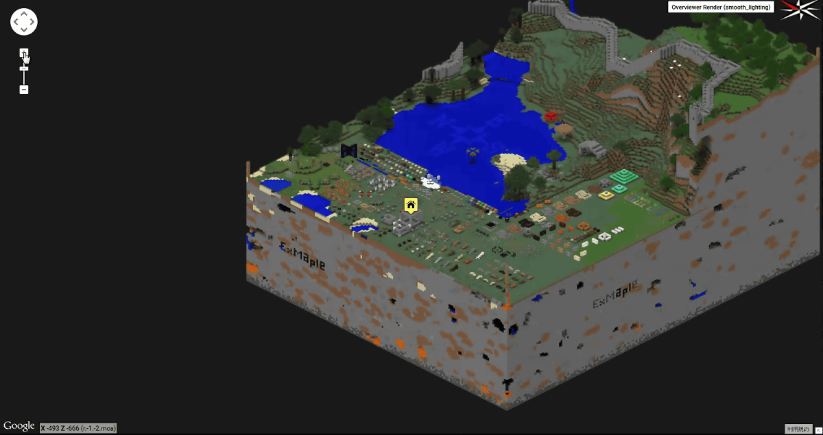 マインクラフトをgoogleマップっぽく表示できるツール The Minecraft Overviewer Gigazine