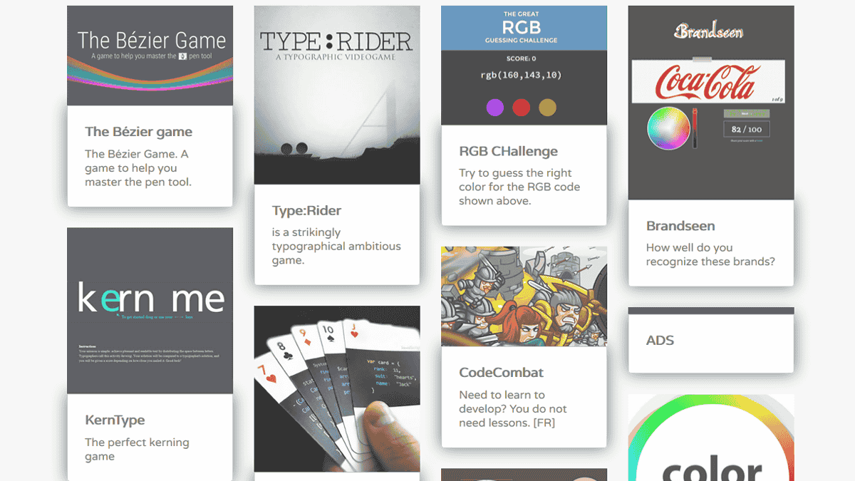 ウェブデザインをゲームで遊びながら学べるサービスをまとめた Games For Designers Gigazine