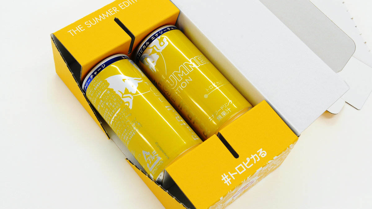日本オリジナルで新登場したレッドブルのトロピカル味「Red Bull Energy Drink SUMMER EDITION」を飲んでみた