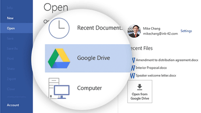 Excel Word Powerpointにgoogle ドライブへ直接保存 共有などができるgoogle純正プラグイン Google ドライブ プラグイン For Microsoft Office Gigazine