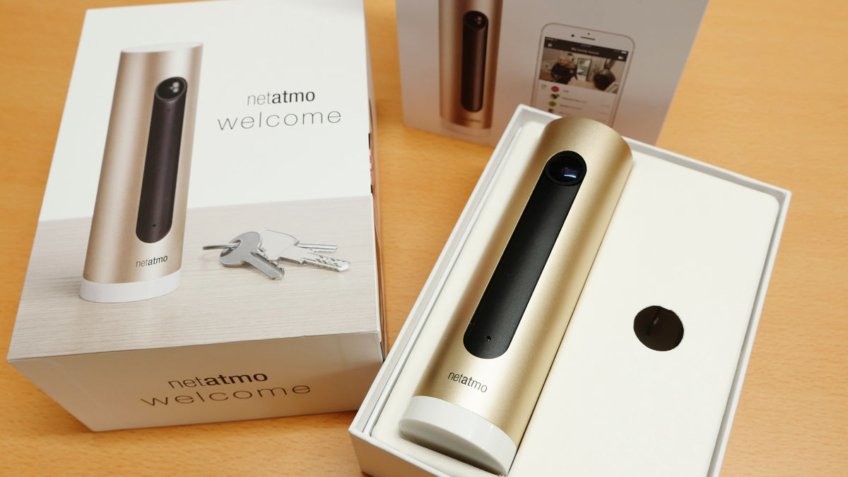 早期予約NETATMO(ネタトモ) ウェルカム 顔認識してスマホに通知 屋内用防犯カメラ (フルHD・ナイトビジョン・130度広角・動態検知) その他