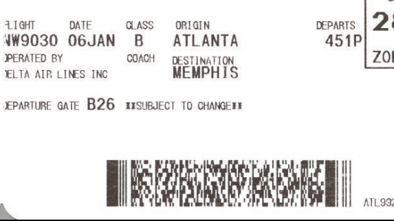飛行機の搭乗券に印刷されたバーコードを読み取ると個人情報など意外にも多くの情報が書かれていた Gigazine