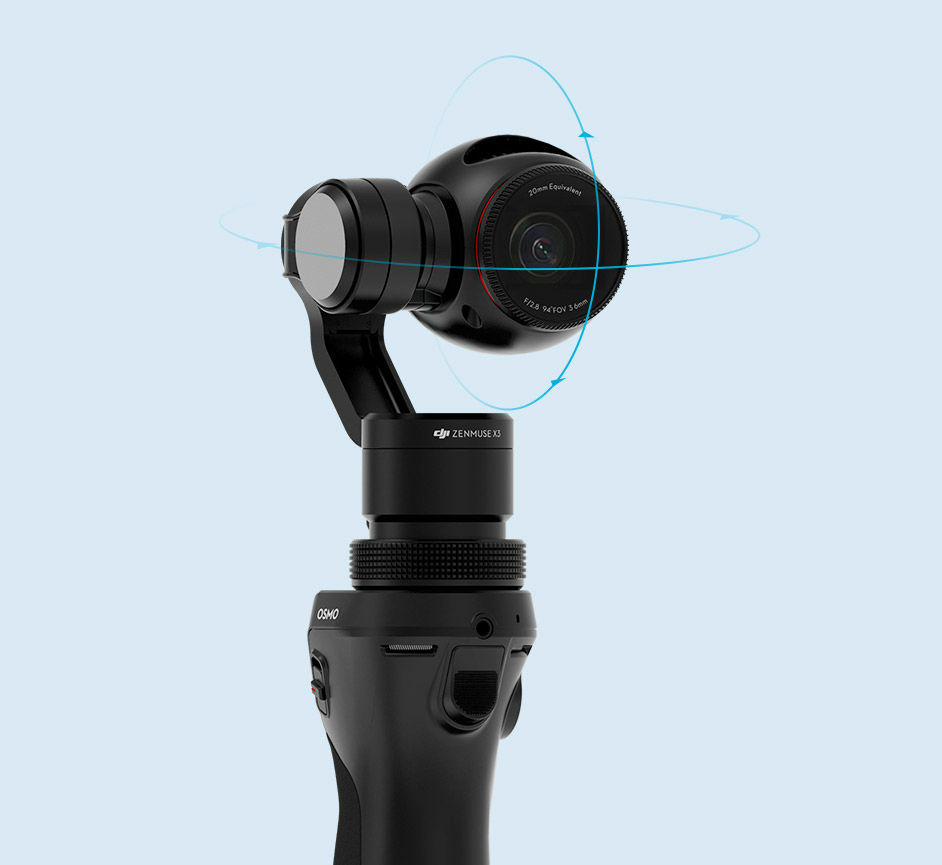 4K超高画質でブレのない撮影が誰でもできるカメラ一体型手持ちジンバル「DJI Osmo」 - GIGAZINE
