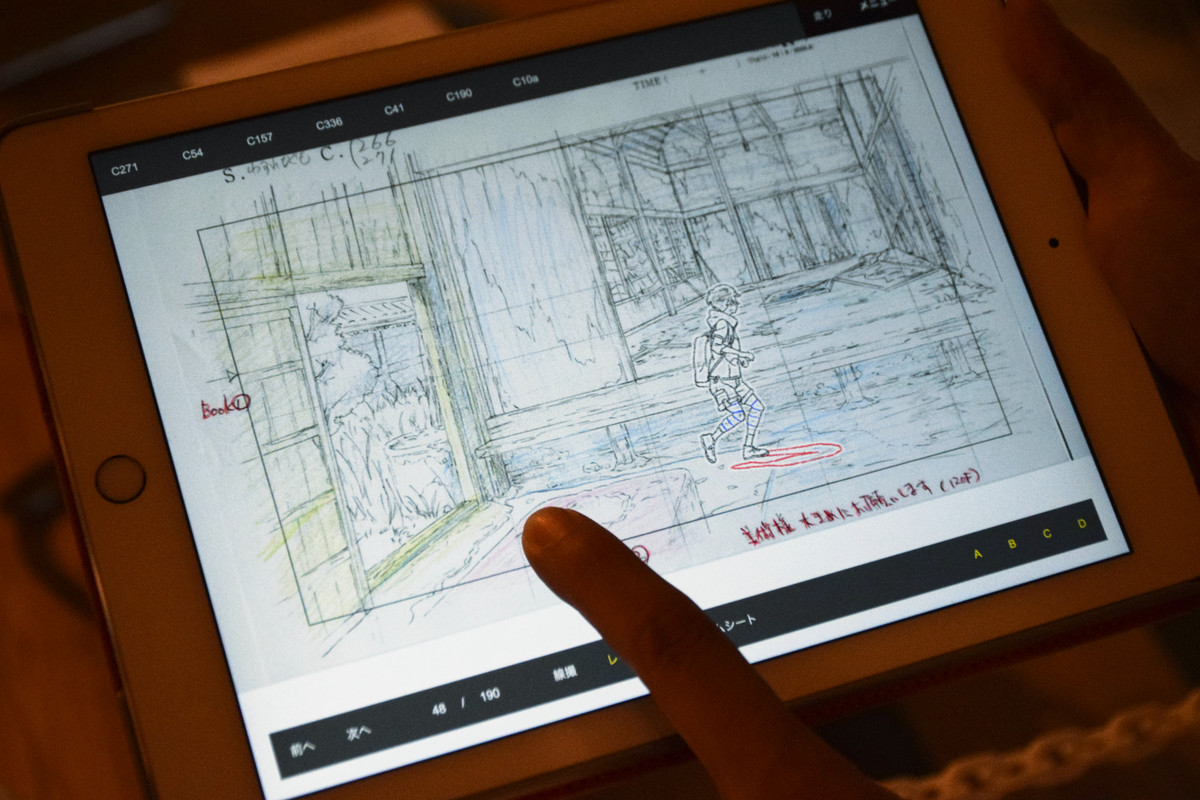 スマホでアニメの原画を自在に動かしていつでもどこでも作画勉強ができるアプリ アニメミライ プラス を使って作画解説イベントレポ Gigazine