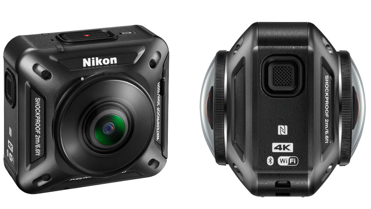 Nikon初のアクションカメラ「KeyMission 360」は4K対応＆前後レンズ