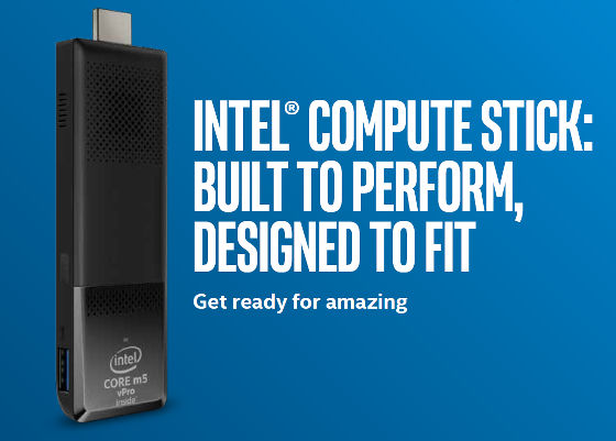 スティック型PC「Intel Compute Stick」の新型にはSkylakeのCore M版もあり大幅に性能が向上 - GIGAZINE