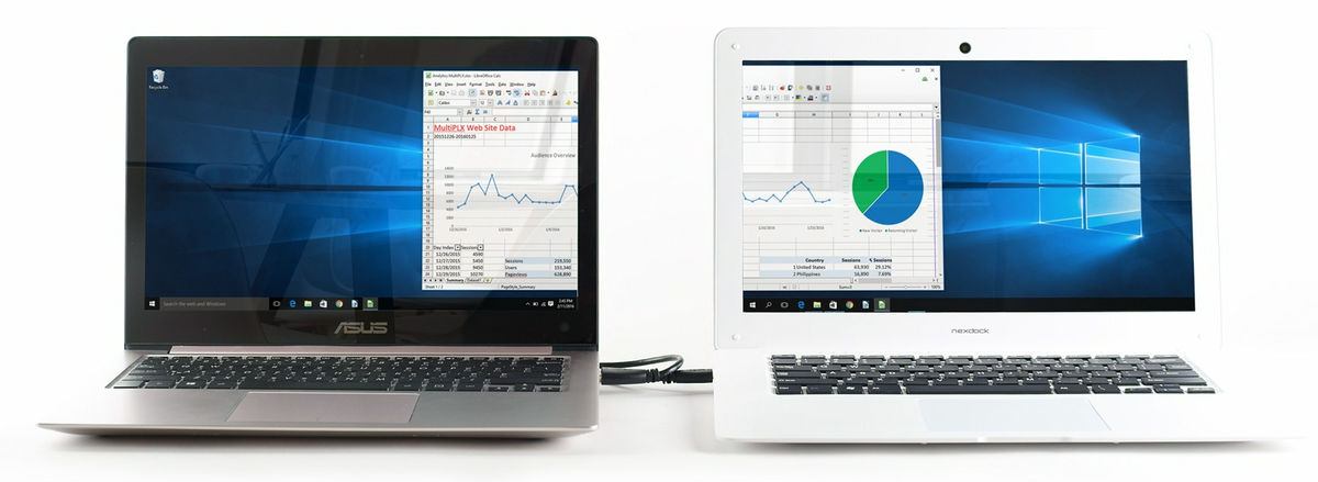 激安1万円台でスマホを14インチノートPCに変える「NexDock」 - GIGAZINE
