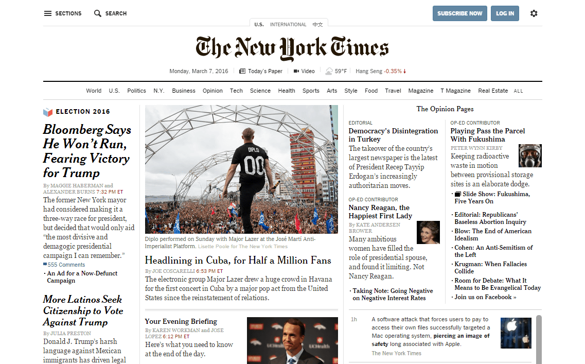 ついにニューヨーク・タイムズが広告非表示ユーザーに対して記事を非 