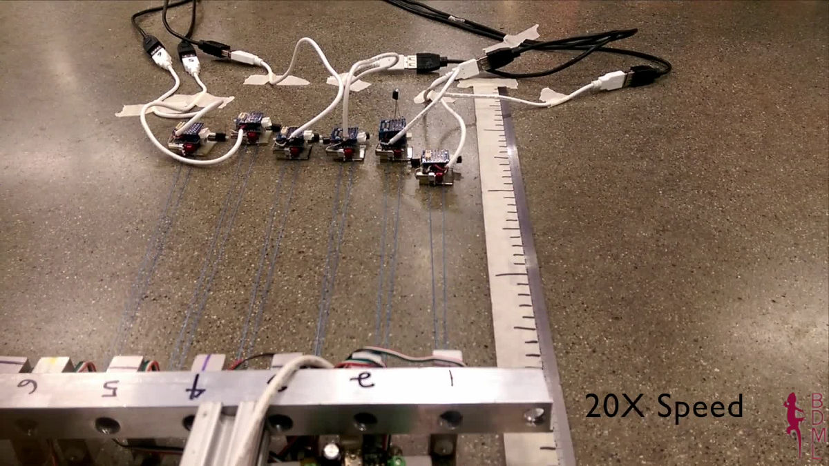 合計100gの極小ロボット6体が1 8トンの自動車を引っ張る驚くべきムービーが公開中 Gigazine