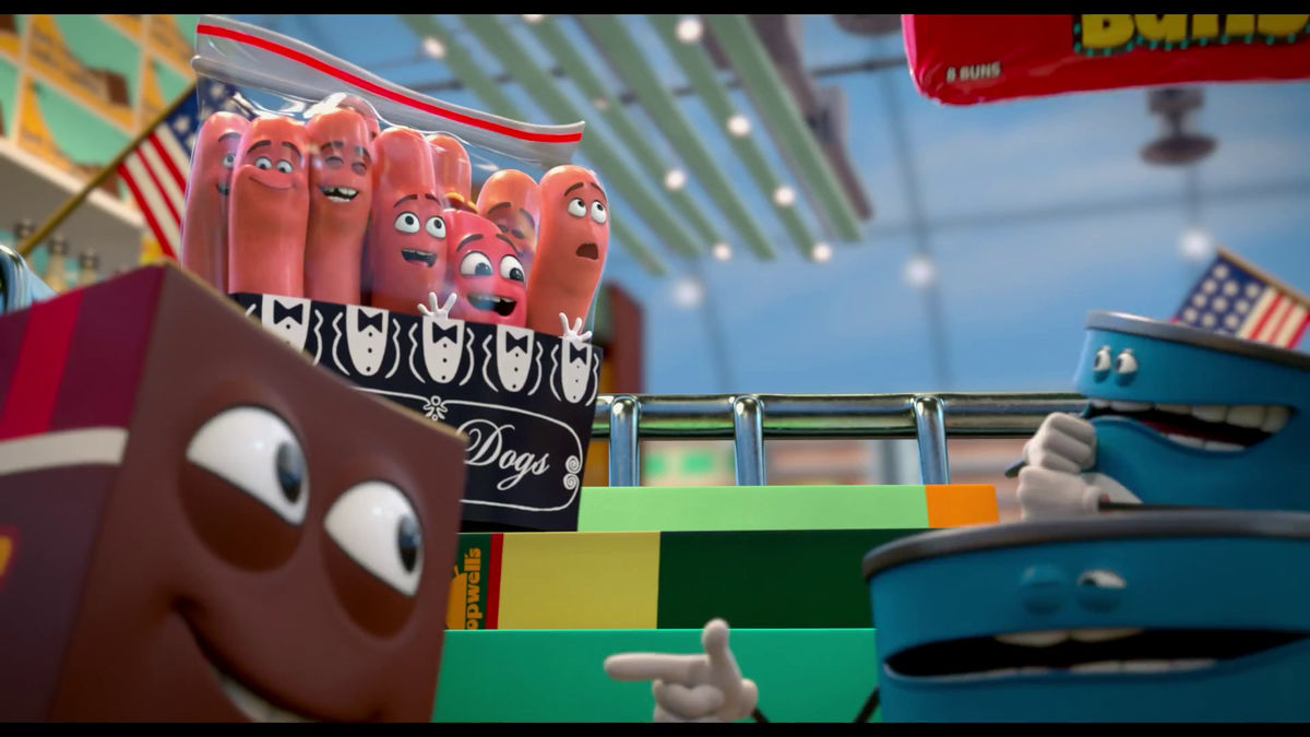 自分たちは殺されるのだ という真実を知った食べ物たちが決死の逃避行に挑むアニメ映画 Sausage Party 予告編 Gigazine